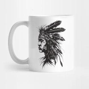 Indigenous American Woman Mug